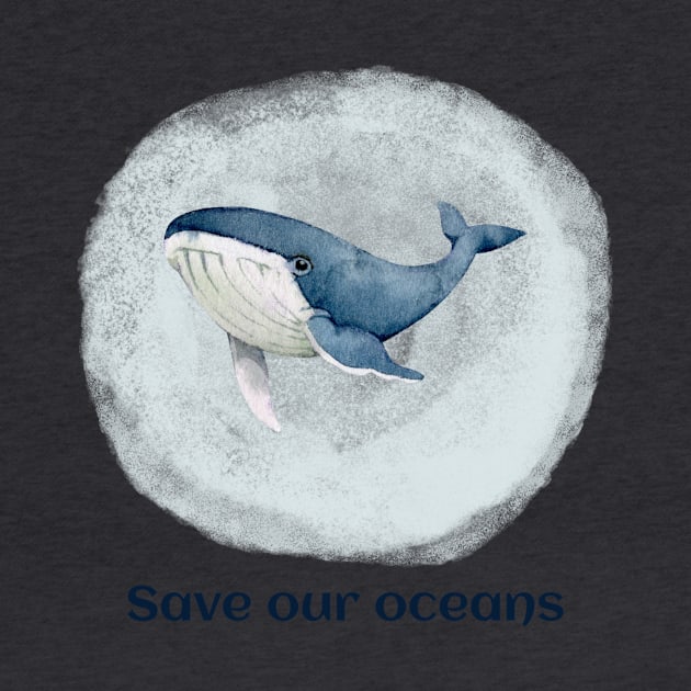 Save our oceans by AllPrintsAndArt